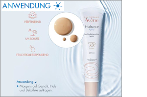 AVENE Hydrance BB ελαφρώς χρωματισμένο ενυδατικό γαλάκτωμα, 40 ml