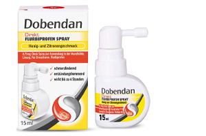 DOBENDAN Direct Flurbiprofen Spray Μέλι & Λεμόνι, 15 ml