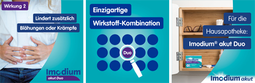 IMODIUM οξεία duo 2 mg/125 mg δισκία, 6 τεμάχια