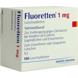FLUORETTEN δισκία 1,0 mg, 300 τεμάχια