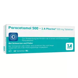 PARACETAMOL 500-1A Pharma Tablets, 10 τεμάχια