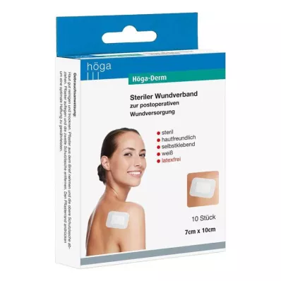 HÖGA-DERM Αποστειρωμένος γύψος 70x100 mm, 10 τεμάχια