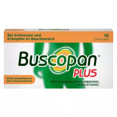 BUSCOPAN συν 10 mg/800 mg υπόθετα, 10 τεμάχια
