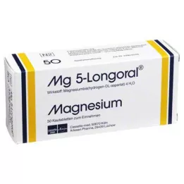 MG 5 LONGORAL Μασώμενα δισκία, 50 τεμάχια