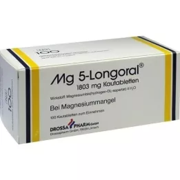 MG 5 LONGORAL Μασώμενα δισκία, 100 τεμάχια