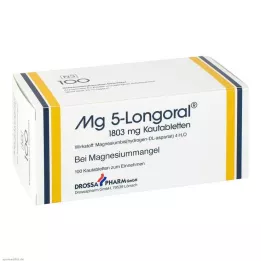MG 5 LONGORAL Μασώμενα δισκία, 100 τεμάχια