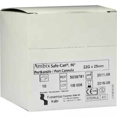 AMBIX Safe-Can Portpunkt.Kan.22 Gx25 mm λυγισμένο, 10 τμχ
