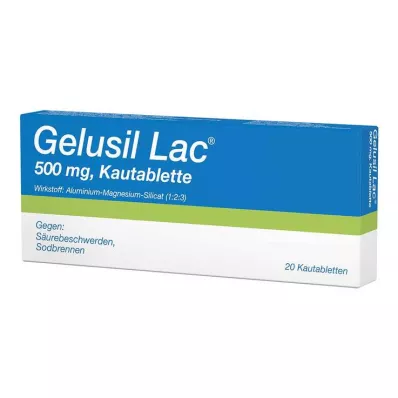 GELUSIL LAC Μασώμενα δισκία, 20 τεμάχια