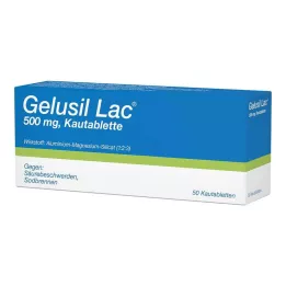 GELUSIL LAC Μασώμενα δισκία, 50 τεμάχια