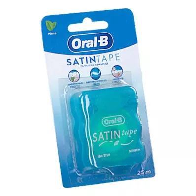 ORAL-B Οδοντικό νήμα SATINtape 25 m, 1 τεμ ORAL-B Οδοντικό νήμα SATINtape 25 m, 1 τεμ