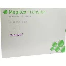 MEPILEX Αφρώδης επίδεσμος μεταφοράς 15x20 cm αποστειρωμένος, 5 τεμάχια