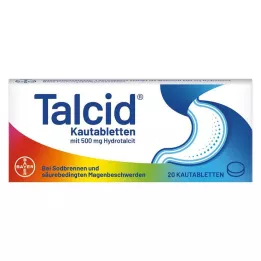 TALCID Μασώμενα δισκία, 20 τεμάχια