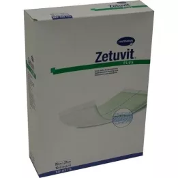 ZETUVIT Plus extra ισχυρή απορροφητική κομπρέσα αποστειρωμένη 20x25 cm, 10 τεμάχια