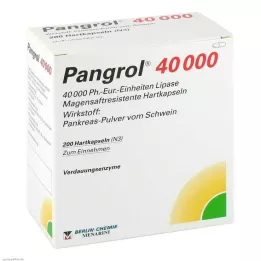 PANGROL 40.000 Σκληρές κάψουλες με εντερική επικάλυψη, 200 τεμάχια
