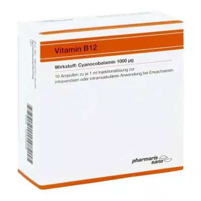 VITAMIN B12 RÖWO Αμπούλες 1.000 μg, 10X1 ml