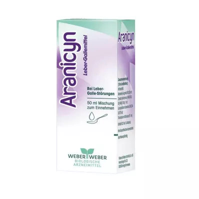 ARANICYN Μείγμα φαρμάκου για τη χολή του ήπατος, 50 ml