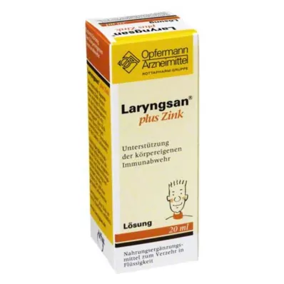 LARYNGSAN Διάλυμα ψευδαργύρου Plus, 20 ml LARYNGSAN Διάλυμα ψευδαργύρου Plus, 20 ml