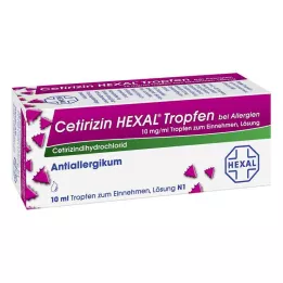 CETIRIZIN HEXAL Σταγόνες για αλλεργίες, 10 ml