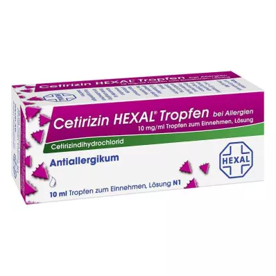 CETIRIZIN HEXAL Σταγόνες για αλλεργίες, 10 ml