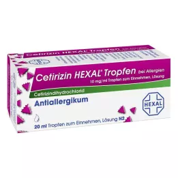 CETIRIZIN HEXAL Σταγόνες για αλλεργίες, 20 ml