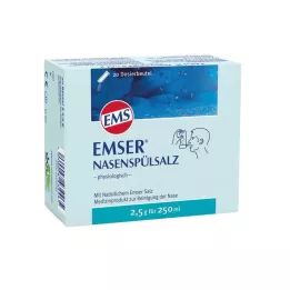 EMSER Αλάτι ρινικού ξεπλύματος φυσιολογικό Btl., 20 τμχ