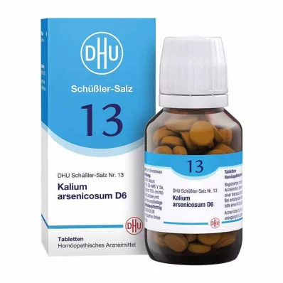 BIOCHEMIE DHU 13 Kalium arsenicosum D 6 δισκία, 200 κάψουλες