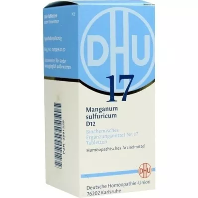 BIOCHEMIE DHU 17 Manganum sulfuricum D 12 δισκία, 200 τεμάχια