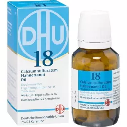 BIOCHEMIE DHU 18 Calcium sulphuratum D 6 δισκία, 200 κάψουλες