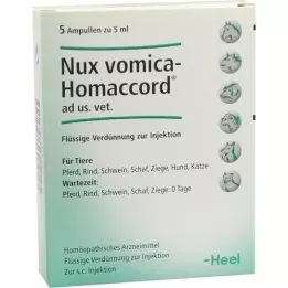 NUX VOMICA HOMACCORD ad us.vet.ampoules, 5 τεμ