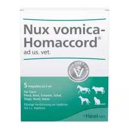 NUX VOMICA HOMACCORD ad us.vet.ampoules, 5 τεμ