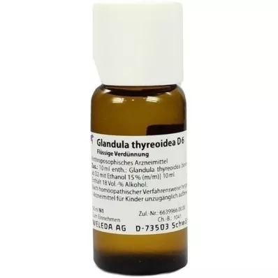 GLANDULA THYREOIDEA Αραίωση D 6, 50 ml