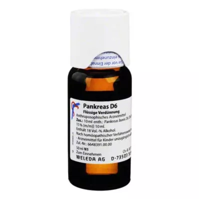 PANKREAS Αραίωση D 6, 50 ml