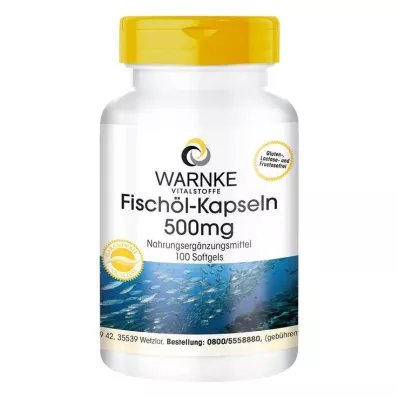 FISCHÖL KAPSELN 500 mg, 100 τεμάχια FISCHÖL KAPSELN 500 mg, 100 τεμάχια