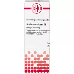 ACIDUM ACETICUM Αραίωση D 6, 20 ml