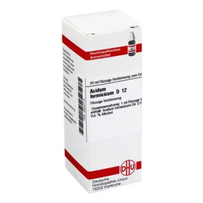 ACIDUM FORMICICUM D 12 αραίωση, 20 ml