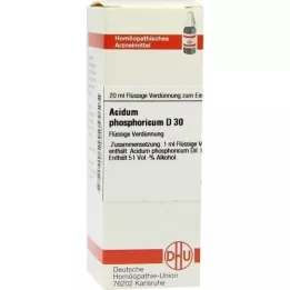 ACIDUM PHOSPHORICUM D 30 αραίωση, 20 ml