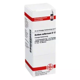 ACIDUM SULFURICUM D 12 αραίωση, 20 ml