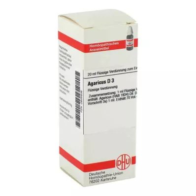 AGARICUS Αραίωση D 3, 20 ml