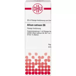 ALLIUM SATIVUM Αραίωση D 6, 20 ml