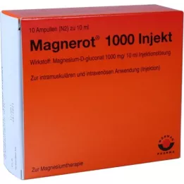MAGNEROT 1000 Αμπούλες ένεσης, 10X10 ml