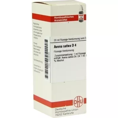 AVENA SATIVA Αραίωση D 4, 20 ml