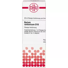 BARIUM CARBONICUM D 10 αραίωση, 20 ml