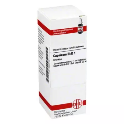 CAPSICUM Μητρικό βάμμα D 1, 20 ml