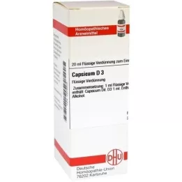 CAPSICUM Αραίωση D 3, 20 ml