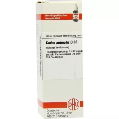 CARBO ANIMALIS D 30 αραίωση, 20 ml