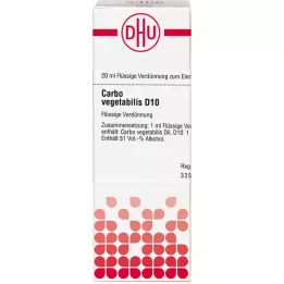 CARBO VEGETABILIS D 10 αραίωση, 20 ml