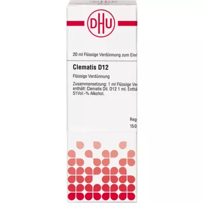 CLEMATIS D 12 αραίωση, 20 ml