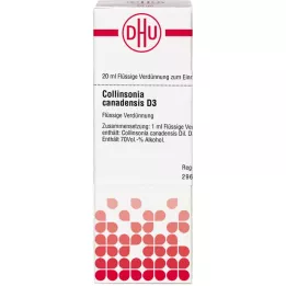 COLLINSONIA CANADENSIS Αραίωση D 3, 20 ml