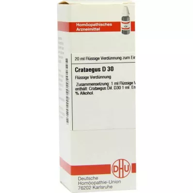 CRATAEGUS D 30 αραίωση, 20 ml CRATAEGUS D 30 αραίωση, 20 ml