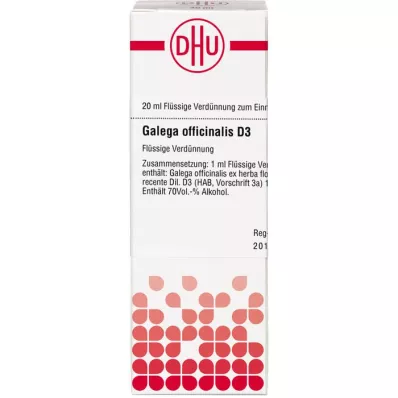 GALEGA officinalis D 3 αραίωση, 20 ml